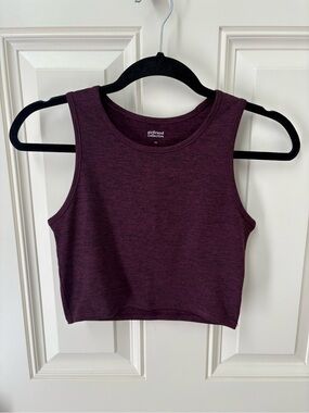 Girlfriend Collective Reset Super Crop Tank Size XS